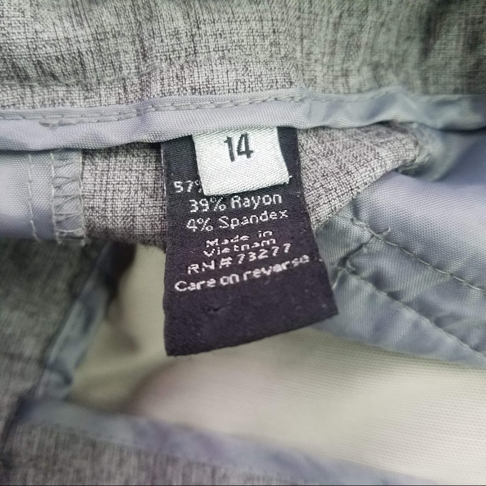 Gray slacks, flat front - Picture 3 of 3
